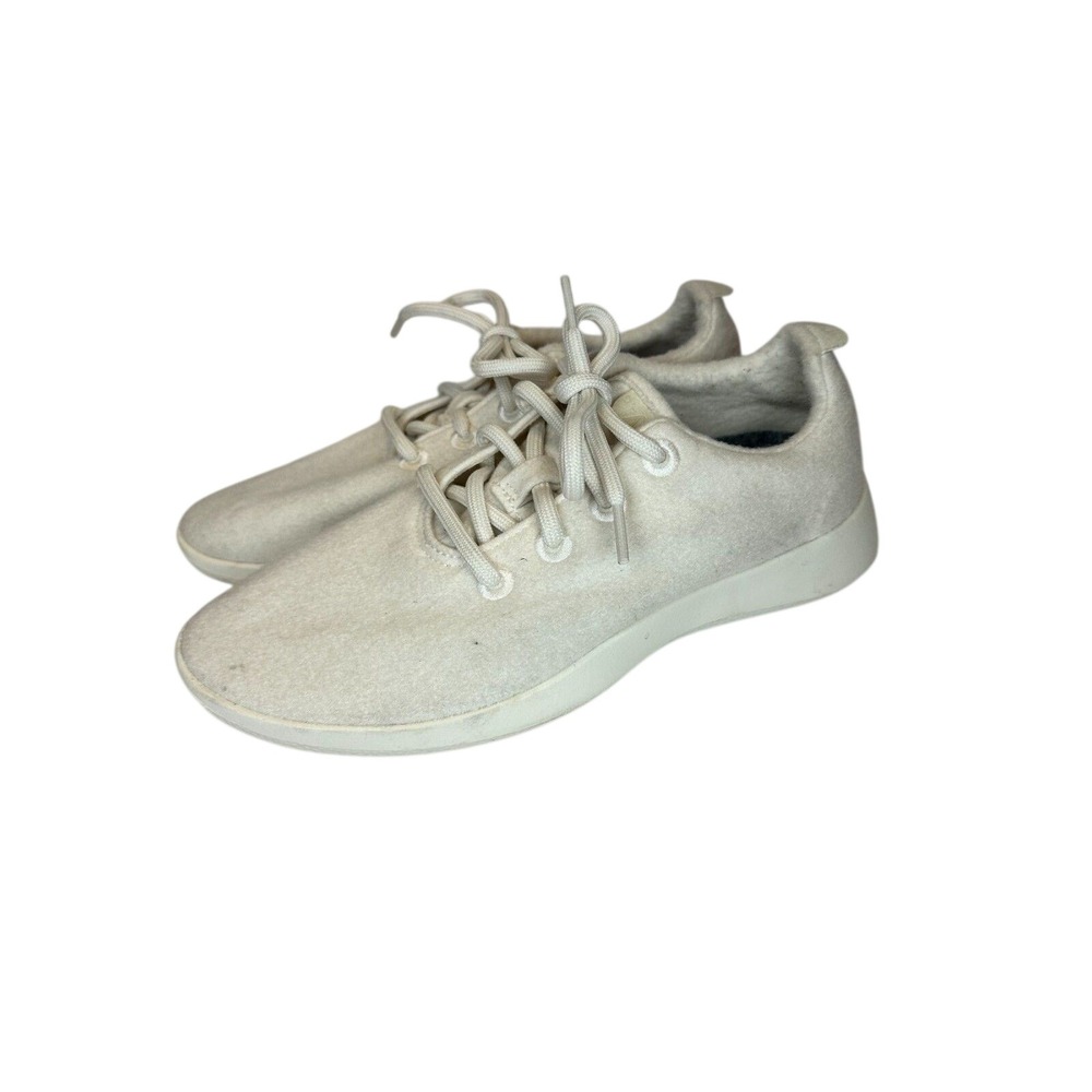 Allbirds Wool Runners Womens Size 8 Natural White Merino Sneakers Walking Shoes